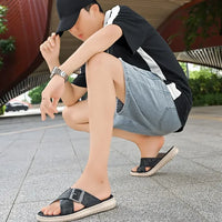 Summer Men's Sandals Fashionable Casual Beach Holiday Slippers Men's Lightweight Shoes New Outdoor Comfortable Casual Sandals