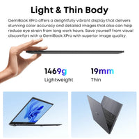 CHUWI 14.1-inch GemiBook XPro Laptop Intel N100/N150 Graphics 600 GPU Screen 8GB RAM 256GB SSD With Cooling Fan Windows 11