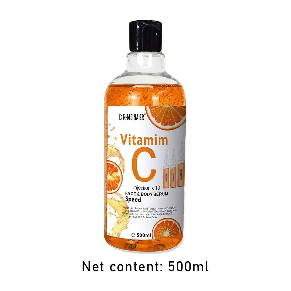 500ml Vitamin C Arbutin Face Serum Moisturizing Lightening Body Serum Spots Eraser Corrector Whitening Facial Repair Serum