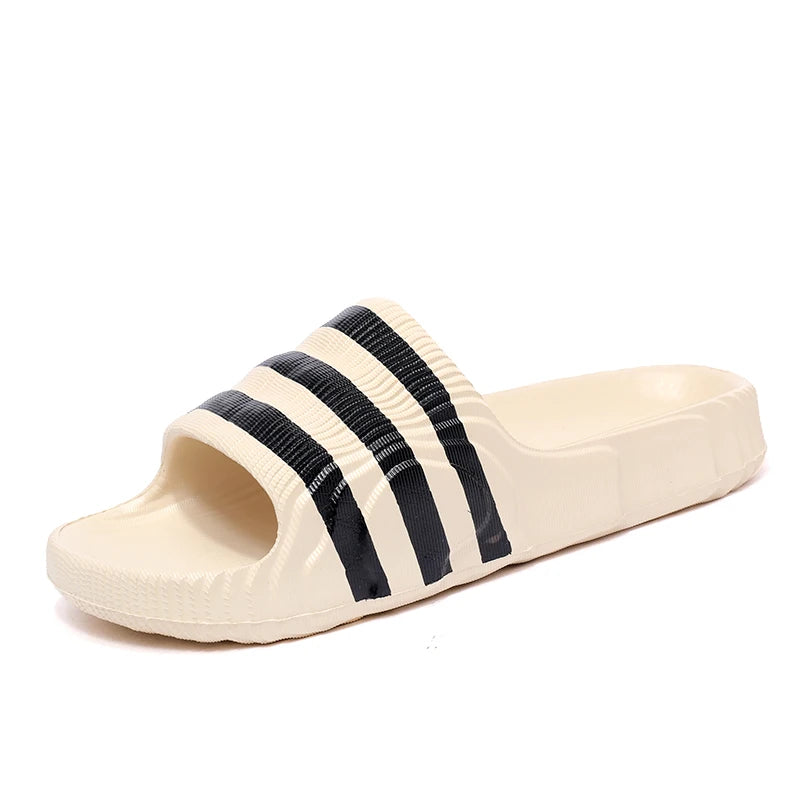 2025 Summer Men Fashion Massage Slippers Indoor/Outdoor Sandals Beach Thick Sole Male Slides Summer Non-Slip  Shower Slippers