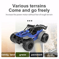 Rc Car Racing with Light 20KM/H 2.4G High-Speed Remote Control Car Vehicle Pickup Truck Off-Road Climbing RC Toys for Kids Gift