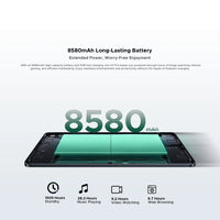 Global Version DOOGEE U11 Pro Android 15 Tablet PC 11 inch Ultra-clear 90Hz Display 30GB(6 + 24) 256GB 8580mAh Battery Tablet