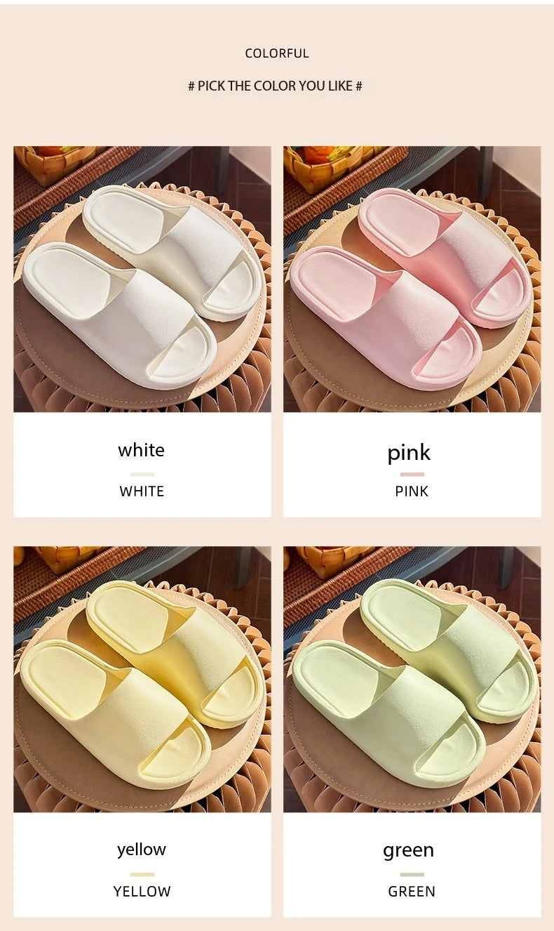 Fashion Men's Summer Ligtweight EVA Indoor Home Sandals Slippers Shoes Men Slippers Outdoor Students Women Comfortable Slides