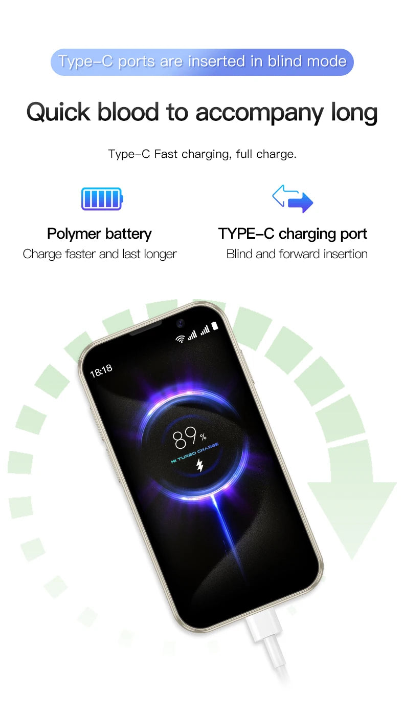 SOYES XS18 Pro 3.0" Mini Smartphone 2GB RAM 16GB ROM Facial Recognition Android9.0 Dual SIM Standby 1000mAh 3G Network Phone