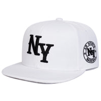 Unisex NY Letter Embroidery Hip-hop Hats Spring and Autumn Outdoor Adjustable Casual Baseball Caps Sunscreen Hat Sports Cap