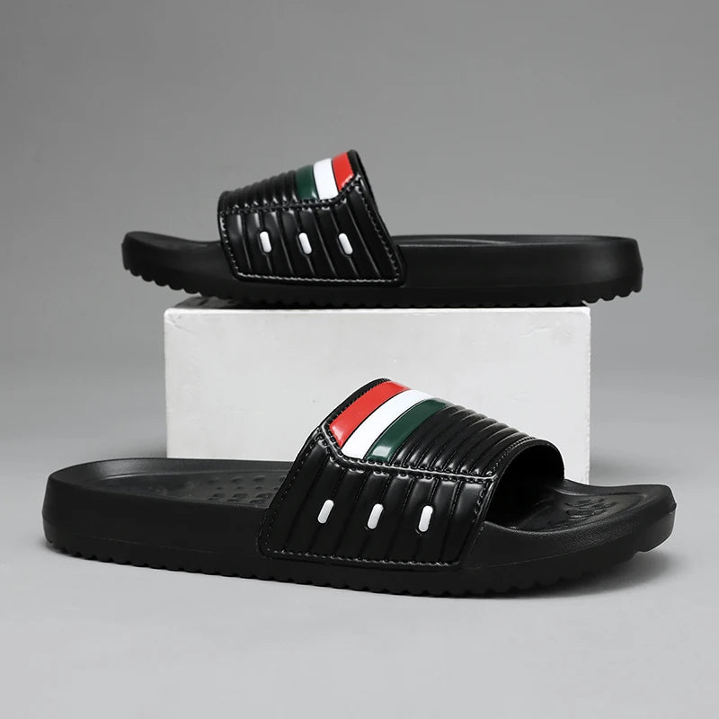 Summer Men's Trend Slides Man Shoes Non-slip Casual Slippers Indoor Outdoor EVA Sandals Beach Garden Sandals Big Size46 47 48