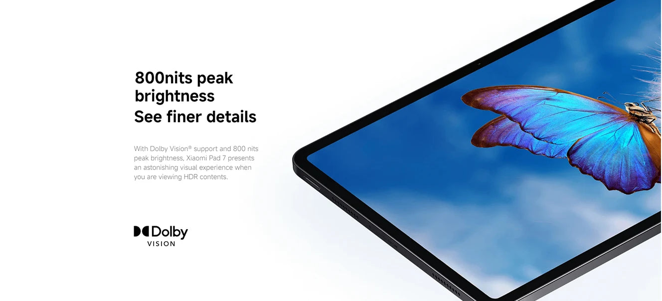 Global Version Xiaomi Pad 7 Snapdragon 7+ Gen 3 Octa-core CPU Tablet 8850mAh 13MP Camera 11.2" 3.2K Display 144Hz