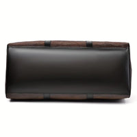 Large Capacity Retro Crocodile-Textured Travel Duffel Bag - Durable Vacation Luggage, Versatile Gift for Men & Women