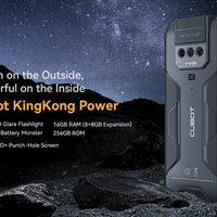 CUBOT Kingkong Power Outdoor Smartphone Android13,16GB+256GB,10600mAh(33W)/6.5”/48MP+20MP Night Vision,IP68/Dual 4G SIM/NFC/GPS