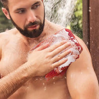 African Exfoliating Net Sponge Back Scrubbing Skin Smoother Cleaning Tool Bath Net Sponge Shower Body Thick Foam Soap Network