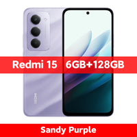 Xiaomi Redmi 15 Smartphone Global Version Snapdragon 685 128GB / 256GB ROM 6.9" FHD+ DotDisplay 50MP Camera 7000mAh IP64