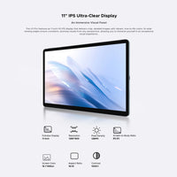 Global Version DOOGEE U11 Pro Android 15 Tablet PC 11 inch Ultra-clear 90Hz Display 30GB(6 + 24) 256GB 8580mAh Battery Tablet