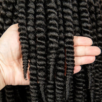 16" Full Lace Twisted Braided Wigs for Black Women Synthetic HD Lace Front Braids Wigs with Baby Hair Natural Lace Braiding Wigs