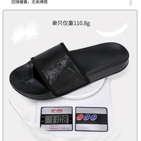 Mens Slides Fashion Summer Luxury Slippers Cushion Beach Solid Slides Indoor Bathroom Anti Slip House Male Sandals