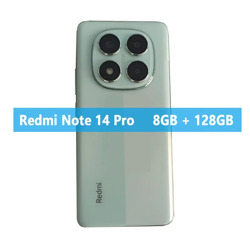 Original Xiaomi Redmi Note 14 Pro 5G MTK Dimensity 7300 Ultra 50MP OIS Camera 5500mAh 6.67" 120Hz Display Smartphone CN Version