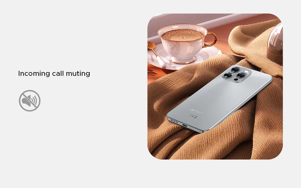 【Brand+】Global Version DOOGEE Note 58 8GB RAM 128GB ROM 6.75" HD+ 90Hz IPS Screen 6250mAh Large battery NFC Android 15