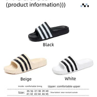 2025 Summer Men Fashion Massage Slippers Indoor/Outdoor Sandals Beach Thick Sole Male Slides Summer Non-Slip  Shower Slippers