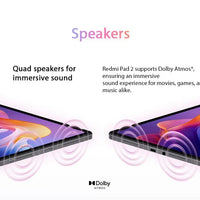 Xiaomi Redmi Pad 2 4GB/128GB 6GB/128GB 8GB/256GB 9000mAh Battery 11" 2.5K WiFi Global Version Tablet PC