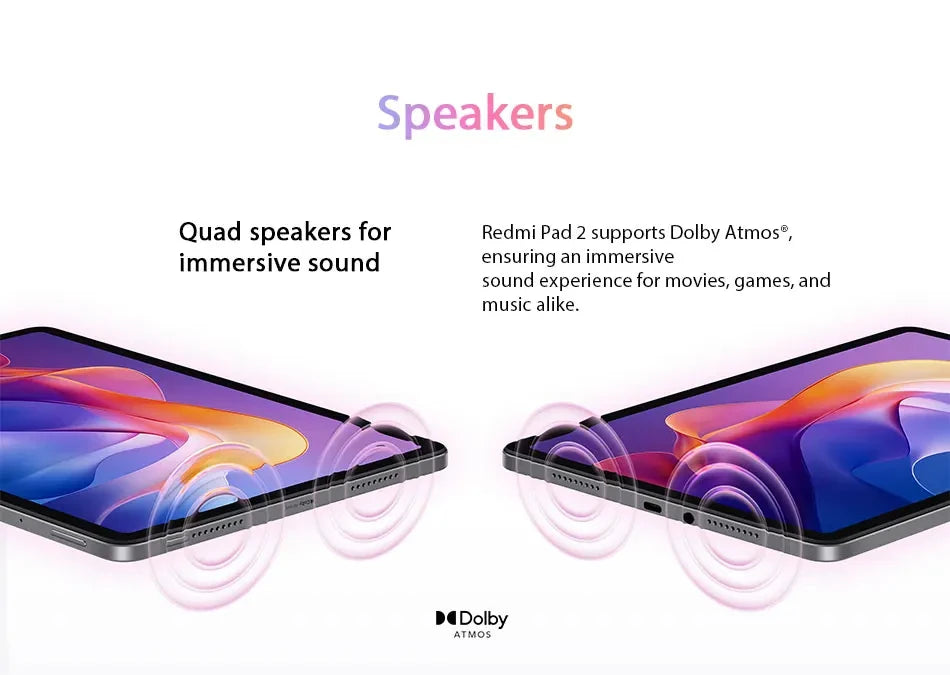 Xiaomi Redmi Pad 2 4GB/128GB 6GB/128GB 8GB/256GB 9000mAh Battery 11" 2.5K WiFi Global Version Tablet PC