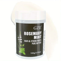 GZE Rosemary Mint Hair & Strong Roots Butter - Natural Hair Growth & Damage Repair Treatment for Stronger, Healthier Hair
