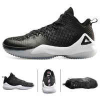 PEAK Lou Williams Basketball Shoes Men Cushion Zapatillas Durable Non-slip Outsole Outdoor Training Sport Sneakers Plus Size