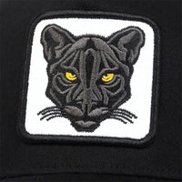 Unisex PANTHER Embroidery Baseball Net Caps Spring and Summer Outdoor Adjustable Casual Hats Sunscreen Hat
