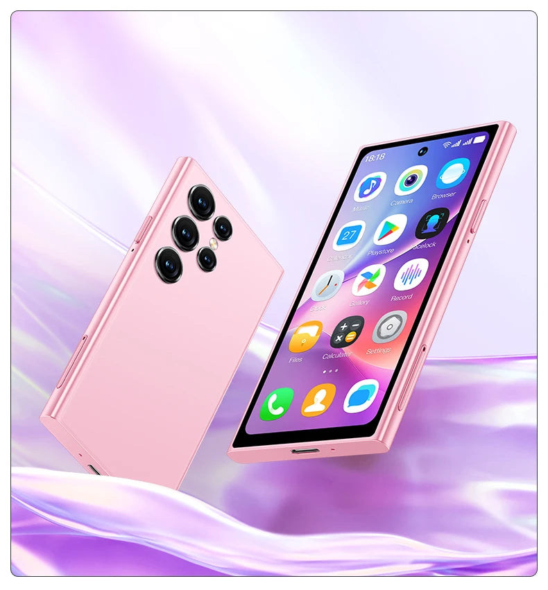 ONEMYTH S25 Pro 4.0" Mini Smartphone 2GB RAM 16GB ROM Android10.0 Face Recognition Unlock 2000mAh 3G Small Mobile Phone