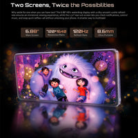 Smartphone Android 15 Cubot P90, 6.88-Inch 120Hz Screen, 24GB RAM+256GB ROM, G100 Octa-core, 2.2GHz, 64MP, 5100mAh,NFC, 4G Phone