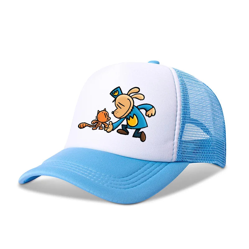 Dog Man Universal Casual Cap Summer Baseball Polyester Hat Adjustable Truck Driver Children Cartoon Peripheral Item Adult Action
