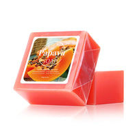 100g B+ Papaya Extract Nourishing Handmade Soap Deep Cleansing Whitening with Coconut Goat Milk Soap