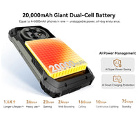 【World premiere】Blackview XPLORE 2 Rugged Phone 5G 6.73” 3.2K AMOLED Display 20000mAh MediaTek Dimensity 8300 120W Charger