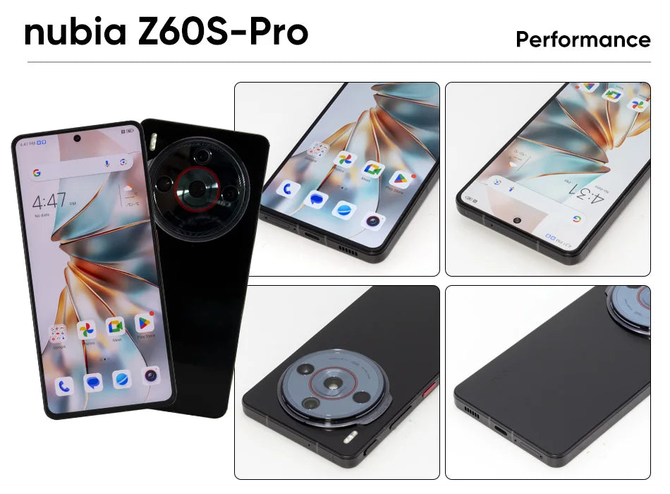 Nubia Z60S Pro Global Version 5G Android Cellphone Snapdragon 8 Gen 2 50MP Triple Camera 120Hz 6.78" AMOLED Screen NFC 5100mAh