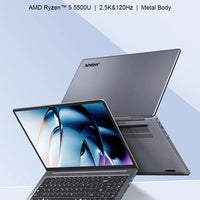 Ninkear A15 Pro Laptop AMD Ryzen 5 5500U 16 inch 120Hz 2560*1600 Display Screen 16GB 512GB Fingerprint Unlock Notebook Computer
