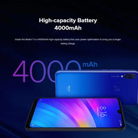 Xiaomi Redmi 7 Cellphone with Phone Case, Dual SIM Solt Cellphone Android Cell Phone Dual Camera  used phone