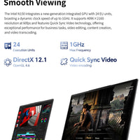 Teclast F17Plus 17.3 inch Laptop Intel N150 16GB RAM 512GB SSD Windows 11 Notebook 180° Flip Computer Backlit Keyboard mini-HDMI