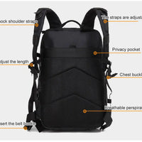 Outdoor Sports Multi-functional Bags50L  Tactical Backpack Men's Travel Large Capacity Rucksacks Men Waterproof