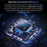 N-one NBook Turbo Intel i7-13620H 16 inch Gaming Laptop 32GB+1TB SSD Computer 1920*1200, 5000mAh, Wi-Fi 5,Bluetooth 4.2,10C/16T