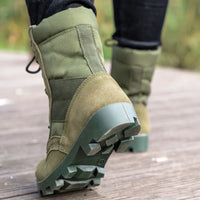 37-48 Training Boots Outdoor Hiking Climbing Shoes Green High Top Desert Boots Work Security Shoes