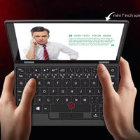 7 Inch Mini Laptop Intel N95 Notebook Touch Screen Portable Netbook Windows 11 Mini PC Micro Computer Bluetooth 4.2 16GB 1TB