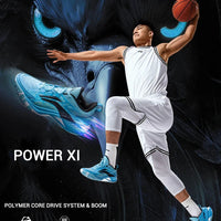 Li-Ning Men's POWER XI Professional Basketball Shoes BOOM Cushion LIGHT FOAM PLUS LiNing Competition Sneakers ABAU055
