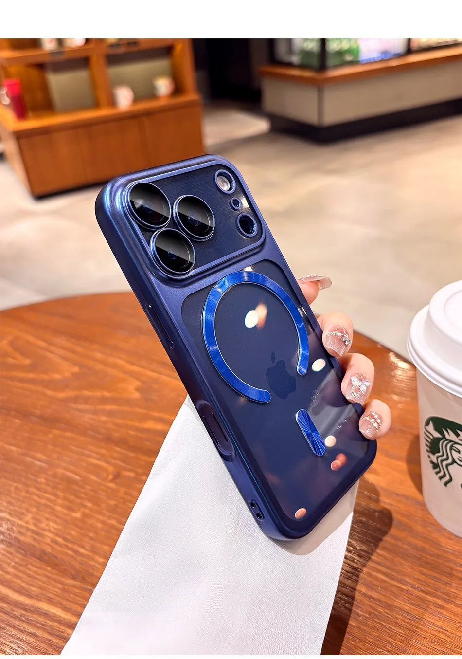 17ProMax Cases Original Soft Magsafe Case for iPhone 17 Pro Max iPhone17 ProMax Transparent Lens Film Wireless Charging Cover