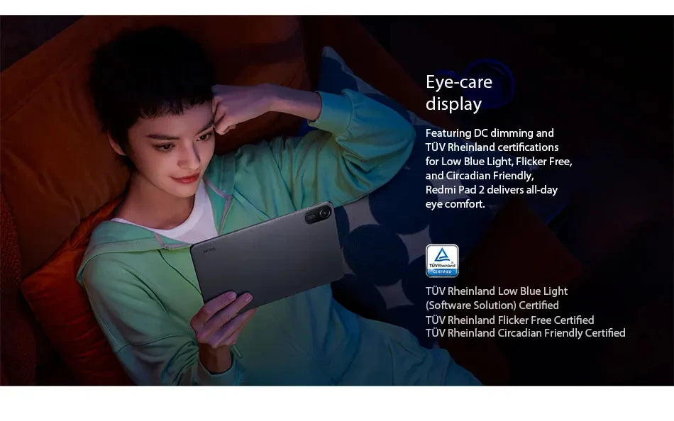 Xiaomi Redmi Pad 2 4GB/128GB 6GB/128GB 8GB/256GB 9000mAh Battery 11" 2.5K WiFi Global Version Tablet PC