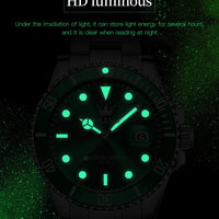 OLEVS 5885 Top Brand Classic Men's Quartz Watch Luminous Hands Calendar Display Stainless Steel Strap Waterproof Men's Watch