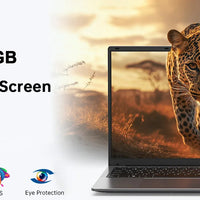 KAMRUI Laptop Computer 18.5" FHD 8000mAh Intel N150 Quad-Core Windows 11 PRO 16GB DDR4 RAM 512GB M.2 SSD WiFi5 Desktop Notebook