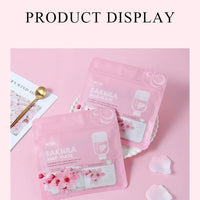 7pcs Japan Sakura Mud Face Mask Deep Cleansing Remove Blackheads Oil-Control Clay Mask Moisturizing Packs Facial Skin Care