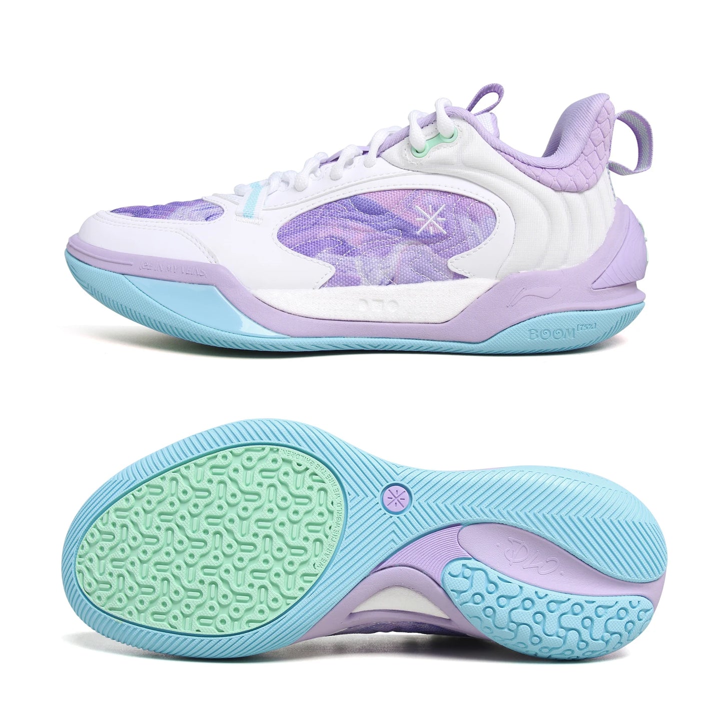 Li-Ning Men's WADE ICE 2 V2 Basketball Shoes BOOM Cushion Stable Support LiNing Sport Shoes ABPV001