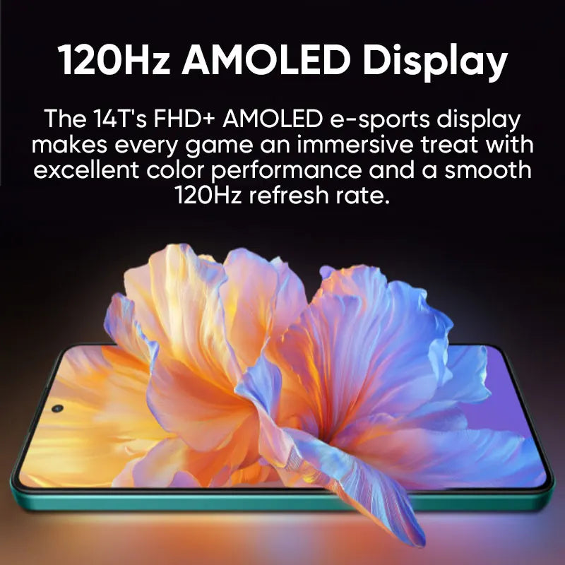 Global Version realme 14T 5G Smartphone MediaTek Dimensity 6300 6.67“ OLED Display 6000mAh Battery Next AI IP69 Water Resistant