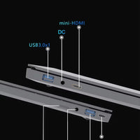 15.6" Ultra Slim Intel Core i7 6500U Laptop Computer Windows 11 16GB DDR4 1TB SSD Notebook PC Fingerprint Unlock Gaming Laptops