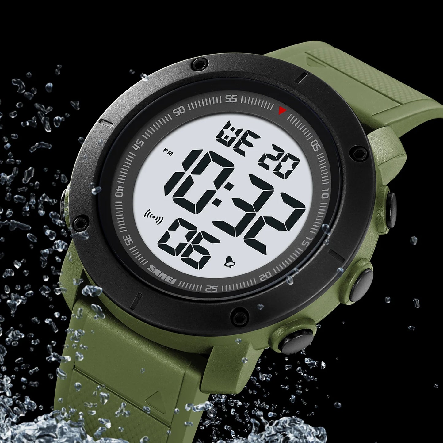 SKMEI 2122 Men's Electronic Watch Sports Waterproof Glow Electronic Watch Multi functional Student LED Watch Men's