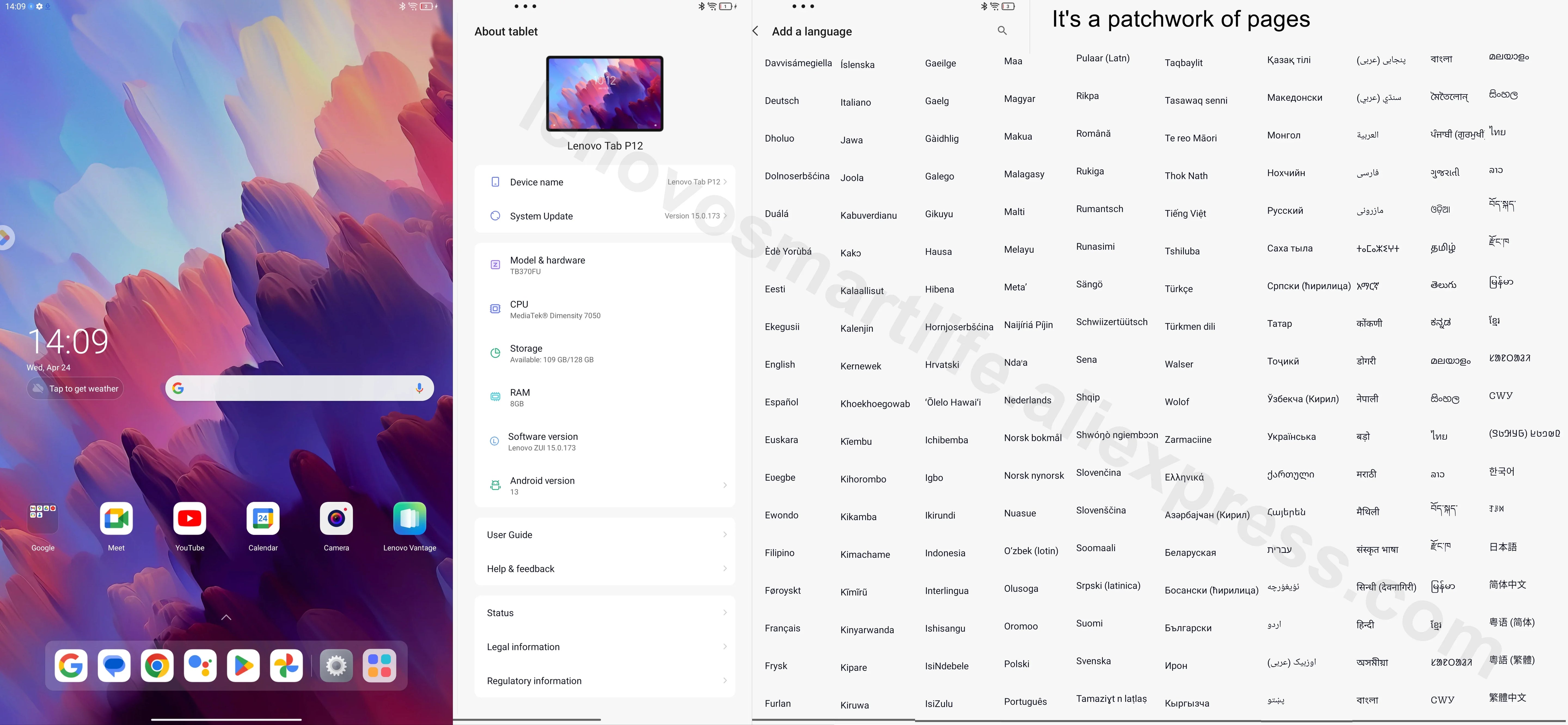 Global Rom Lenovo Xiaoxin Pad Plus 12.7 Inch with Matte Display Natural Light Anti-glare Paper Large Comfortable Visual 60hz